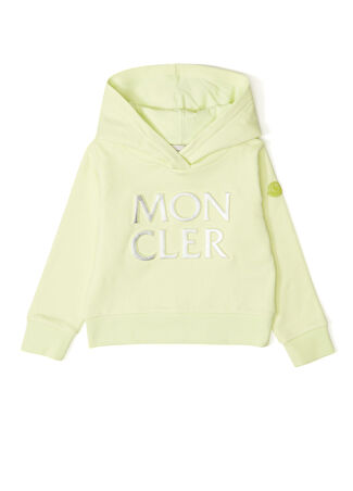 Moncler Kız Çocuk Sarı Kapüşonlu Sweatshirt 4 Yaş