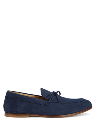 Stuart Weitzman Erkek Bennett Mavi Süet Loafer 11 Uk -1