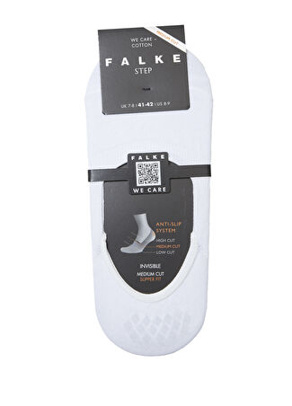 Falke Erkek Beyaz Bambu Çorap 45-46