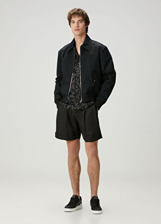 Balmain Erkek Siyah Bermuda 48 Fr