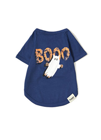 Hypet Fashion Boo Tee Pamuklu Lacivert Köpek T-shirt 2 -1
