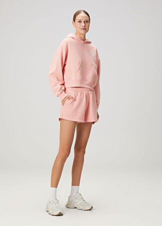 Sporty&Rich Kadın California Emblem Soft Disco Somon Şort Pembe M
