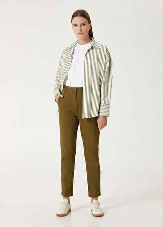Network Kadın Haki Casual Pantolon 25