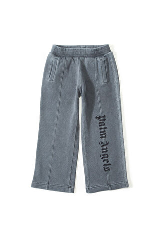 Palm Angels Erkek Çocuk Gri Pantolon 12 Yaş