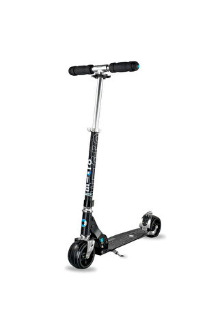 Micro Çocuk 2 Tekerlekli Scooter Rocket Black Yeşil 12 Yaş -1