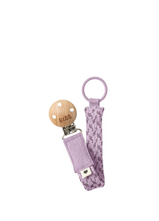 Bibs Bebek Paci Braid Mauve Emzik Askısı -1