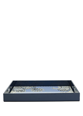 Etro Home Bloom Mavi Porselen Tepsi -1