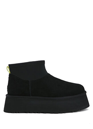 Ugg Kadın Classic Mini Dipper Siyah Deri Bot 40 -1