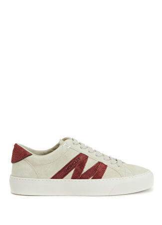 Moncler Erkek Deri Sneaker Bej 43