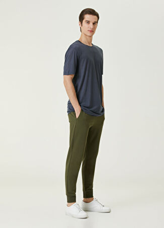 Pal Zileri Erkek Yeşil Beli Kordonlu Jogger Pantolon 54 It