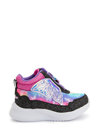 Skechers Kız Bebek Jumpsters Pembe Siyah Sneaker 22