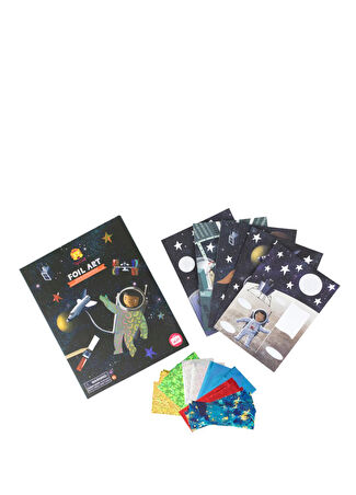 Tiger Tribe Space Adventures Folyo Sanatı Çok Renkli -1