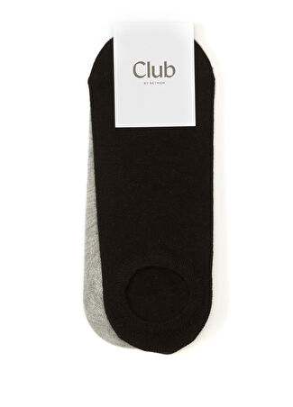 Beymen Club Club Kadın Siyah Gri 2’li Suba Çorap Seti