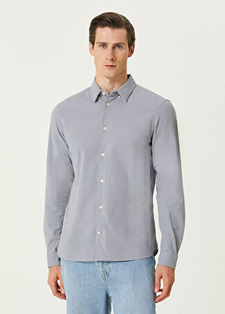 Allsaints Erkek Açık Gri Gömlek S