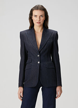Dolce&gabbana Kadın Lacivert Denim Ceket 40 It