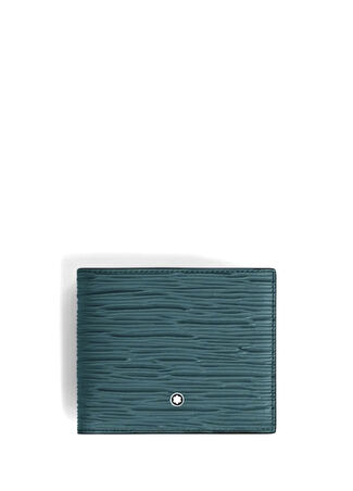 Montblanc Erkek Mavi Deri Cüzdan -1
