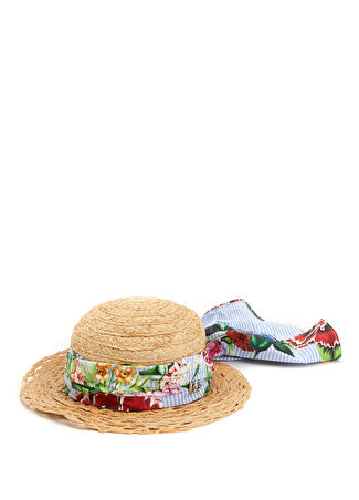 Dolce&gabbana Kız Çocuk Rafya Şapka L