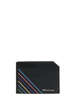 Ps By Paul Smith Erkek Siyah Deri Kartlık -1