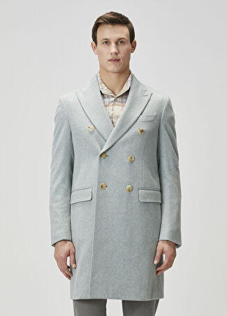 Pal Zileri Erkek Açık Yeşil Yün Kaban 50 It