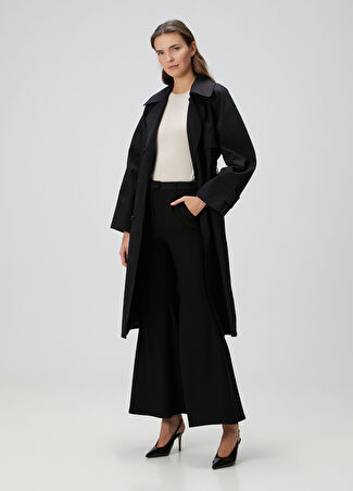 Michael Michael Kors Michael Kors Kadın Siyah Krep Pantolon S
