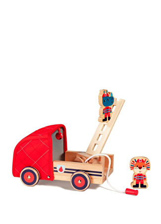 Lilliputiens Çocuk Marius Jack Ahşap İtfaiye Aracı -1