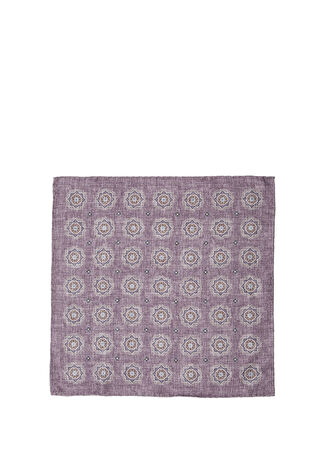 Brunello Cucinelli Erkek Colorblocked Desenli İpek Poşet Mendil
