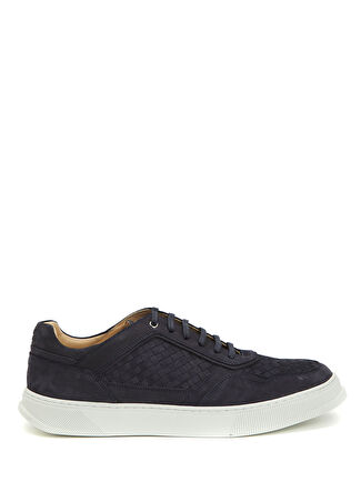 George Hogg Erkek Lacivert Deri Sneaker 42