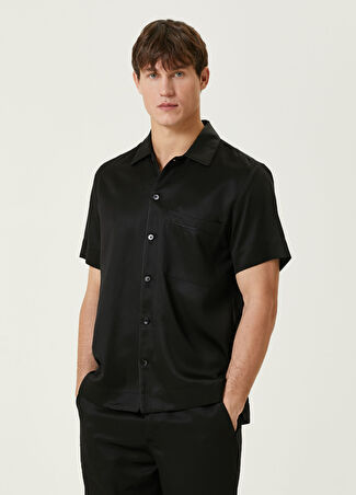 Cdlp Erkek Siyah Polo Yaka T-Shirt 48 It