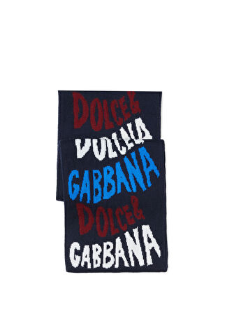 Dolce&gabbana Erkek Çocuk Logo Jakarlı Yün Atkı S