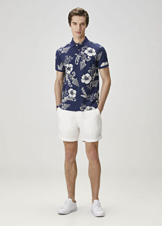 Polo Ralph Lauren Erkek Beyaz Keten Bermuda Xl -1