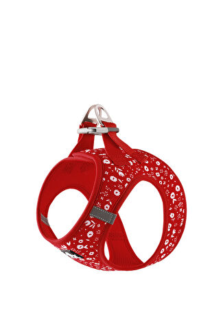 Love Blossom Step-in Kırmızı Köpek Göğüs Tasması M -1