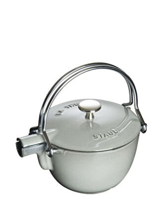 Staub Grafit Gri Döküm Demlik -1