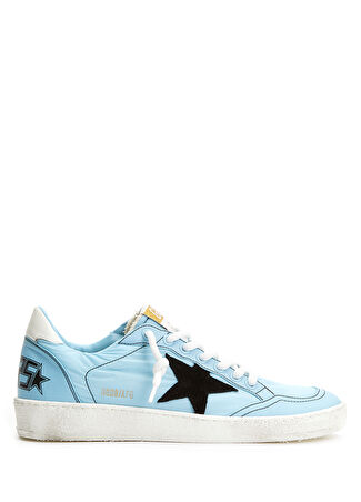 Golden Goose Kadın Ball Star Mavi Logolu Sneaker 38
