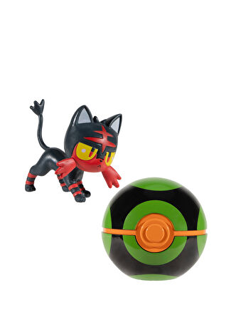 Pokémon Çocuk Clip 'n' Go Seri 16 Litten Karakter Figür Oyuncak Pkw3147 -1