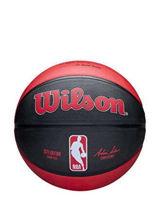 Wilson Wz4033916xb7 Nba Team City Edition Miami Heat Size 7 Basketbol Topu -1