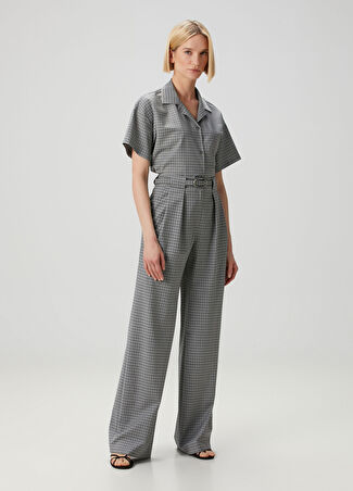 Beymen Collection Collection Kadın Yün Karışımlı Pantolon Gri 34