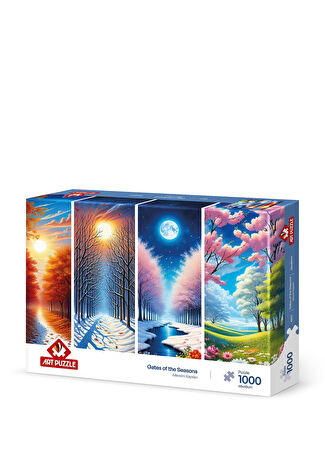 Art Puzzle Mevsim Kapıları 1000 Parça -1