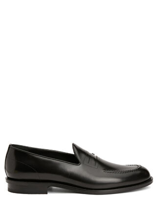 Fendi Erkek Siyah Deri Loafer 6 Us -1