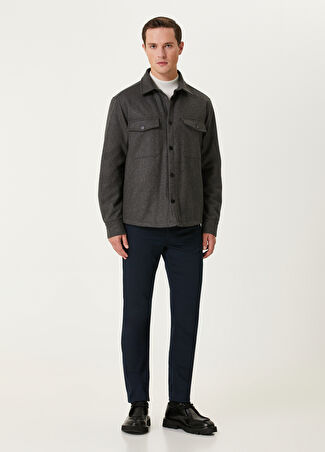 Beymen Club Erkek Slim Fit Lacivert Extra Stretch Non Denim Pantolon 33 -1