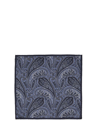 Beymen Collection Collection Erkek Lacivert İpek Poşet Mendil