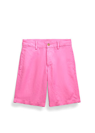 Polo Ralph Lauren Çocuk Pembe Keten Şort 12 Yaş -1