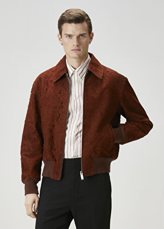 Mcqueen Erkek Kahverengi Süet Mont 48 It -1