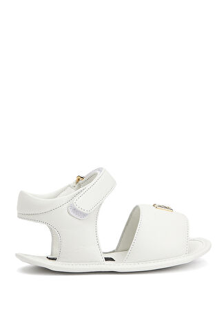 Dolce&gabbana Kız Çocuk Beyaz Deri Sandalet 19 -1