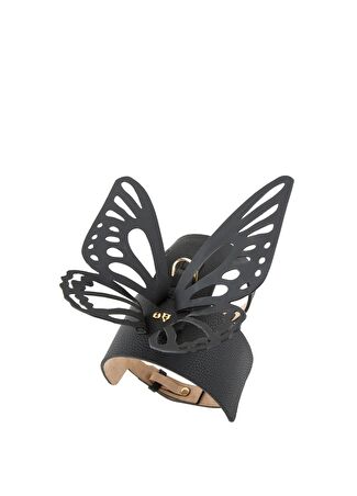 Moshiqa Butterfly Köpek Göğüs Tasması Siyah M -1