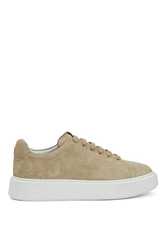 Beymen Club Kadın Bej Logo Taba Süet Sneaker 39 -1