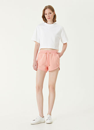 Balmain Kadın Somon Şort Pembe Xs