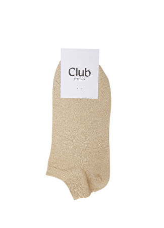 Beymen Club Club Kadın Bej Simli Patik Çorap