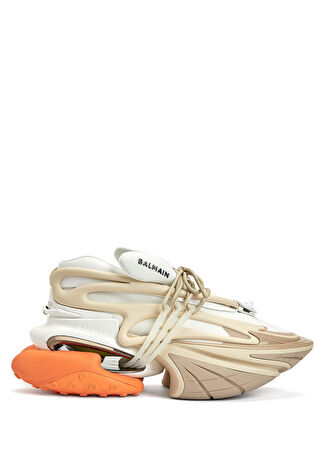 Balmain Erkek Unicorn Turuncu Beyaz Sneaker 44