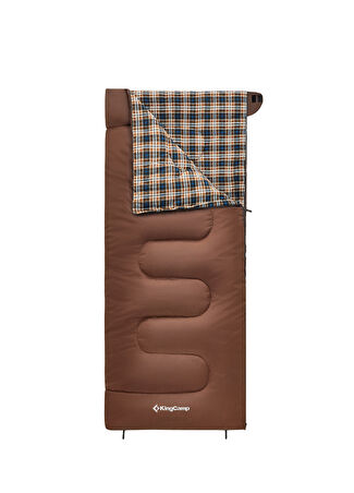 Kingcamp Snowflake 300 Ultra -13°c Sağ F. Coffee Tek Kişilik Uyku Tulumu Kahverengi -1