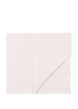 Jacadi Paris Bebek Jartiyer Örgü Pembe Battaniyesi 75x105 Cm -1